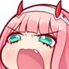 zerotwo_angry Discord Emoji | ⛩ Anime Lovers: Anime ・Manga ・Games