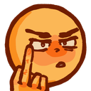 angry_middle_finger Discord sticker from 遊戲小鎮