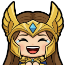 GfAthenaLaugh custom emote from Godforge