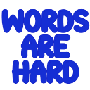 Words_do_be_hard Discord sticker from Lexilonia