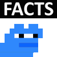 Pepe the Frog pixel character holding a sign that says FACTS.