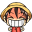 luffy animated GIF emoji - Mundo dos Animes - Br