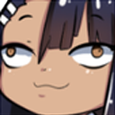 Nagatoro with a smug, mischievous expression and half-closed eyes.