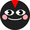 darkie_bland_blush custom emote from Darkitsu