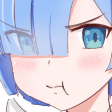 rezeroREM_pout Discord sticker - RWN