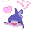 sharkloving animated GIF emoji | trans chompers