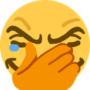 mugcryingfacepalm_9mm Discord sticker from SocialBar | Active Chat • VC Calls • Gaming • Emotes • Hangout • Egirls • Chill • Fun • Friends