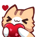 Nekosemotes Discord sticker from Lost in Worlds