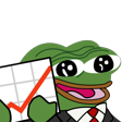 pepe_stonks Discord sticker from AdVenture Communist