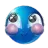 blue_blush Discord sticker from Italian Mapping's Planet