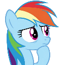 RainbowPonder custom emote | Friendship Academy - MLP