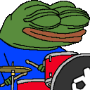 p_drums animated GIF emoji from 🎤 Riff-Off | Singing, Games, Daily Events, Community
