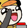 pandanuke animated GIF emoji | 10 Sets Of Failure🏋🏽
