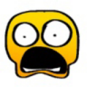 SurprisedFace Discord Emoji from (っ◔◡◔)っ ♥ Infinity Hub ♥™