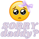 SorryDaddy custom emote | ⋆˚𝜗 night owls 𝜚˚⋆