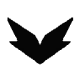 Silhouette of dark wings against a black background.