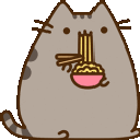 PusheenNoodles animated Discord emote - The Group Chat