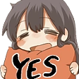 yes custom emote - Anime Sekai