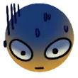sweatdrop Discord sticker | trans chompers