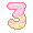 number_3 animated GIF emoji | Hell's . Paradise . OwO . PokéTwo