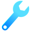 A blue wrench icon representing moderation and technical tools.