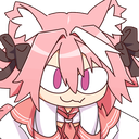 Astolfo with cat ears wearing a smug, silly expression.