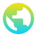 Globe icon with a colorful, pixelated glitch effect.