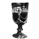 Ornate gothic chalice rendered in a dark pixel art style.
