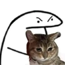 563617angrypawrent Discord sticker from FancyMan Academy ™