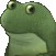frogdisagree animated GIF emoji from Reality Awaits