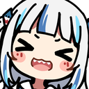 GuraHAHA custom emote | Anime Sekai