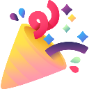 confetti Discord sticker - CAPA'S PIZZERIA