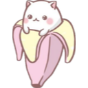 catbananya custom emote - emoji fraise🌈
