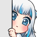 gawrgurapeek custom emote | Anime Sekai