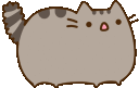 PusheenScared animated emote | The Group Chat
