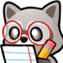 RaccoonNotes128x128 Discord Emoji - AngelFox Studios
