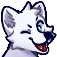 wink Discord sticker from Furry Hideaway