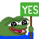 PepeYes custom emote from UK Gamers 🇬🇧