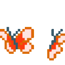 OrangeButterflies animated GIF emoji from Ink & Espresso
