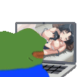 pepeCaughtLacking animated GIF emoji | Mikudes Place
