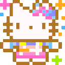 hellokitty animated Discord emote - Lewitrons Forza Cruise Club & Rocket League Community