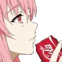 yuno_coke animated Discord emote from Yuno's Basement [Yuno]