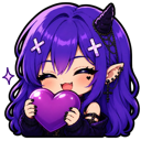 lunaheart Discord sticker from 𓆩❈𓆪 Sylvara Café 𓆩❈𓆪