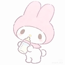 bottle Discord Emoji - Angels sleepy time!