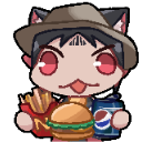 burger Discord sticker - Den Of Dojeog