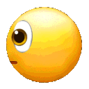 y_SideEye animated GIF emoji from ʚㆍαᏇzㆍଓ