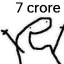 7crore custom emote from Lovers Cafe™ | Indian Discord Server • Nitro • Voice Chat • Active • India • Hangout • Gaming • SFW
