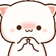 kittyshy animated emote | TheFemmys