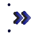 BlinkingBlueArrow animated GIF emoji from ☬ 𝐑𝐞𝐛𝐢𝐫𝐭𝐡 𝐂𝐡𝐚𝐩𝐭𝐞𝐫 𝟮 | 𝟮𝟳 ☬