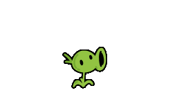 Peashooter animated Discord emote - The 1woners
